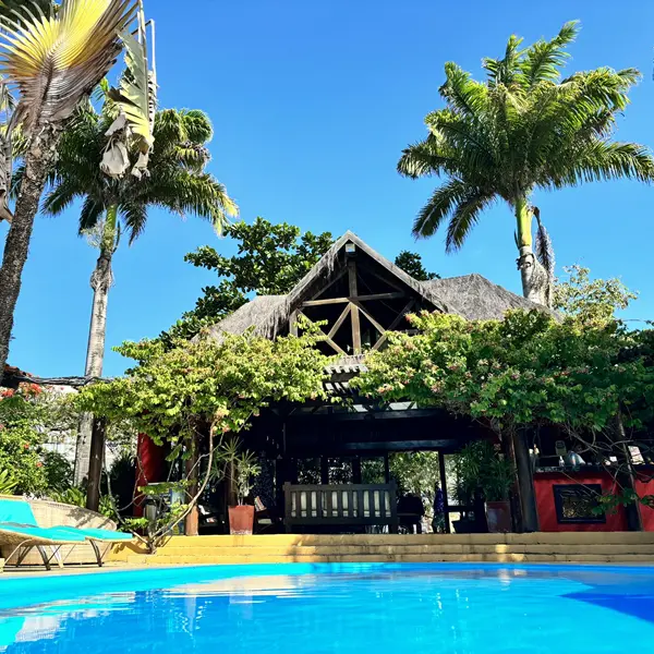 Nosso cafe da manhã no Hotel Aconchego Porto de Galinhas