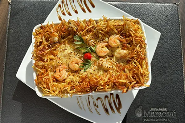 Camarão Imperial do Restaurante Maracajú - Porto de Galinhas